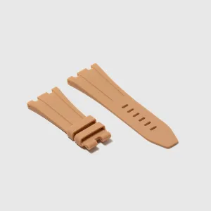 Rubber Strap for Audemars Piguet 42mm Royal Oak Offshore (Tang Buckle) - Desert Sand