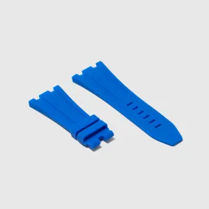 Rubber Strap for Audemars Piguet 42mm Royal Oak Offshore (Tang Buckle) - Gulfstream Blue