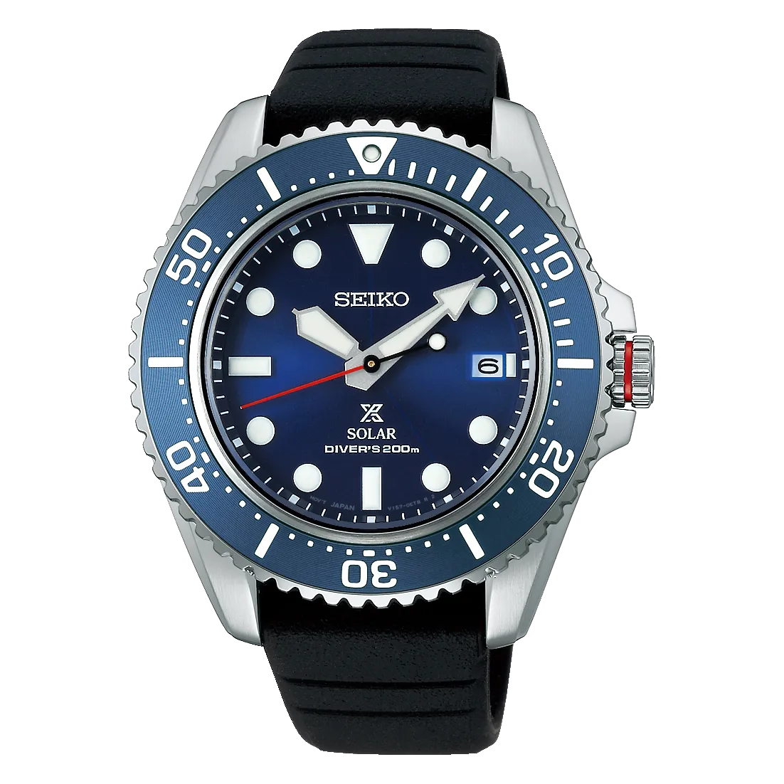 Seiko Gents Blue Solar 200m Diver's Watch