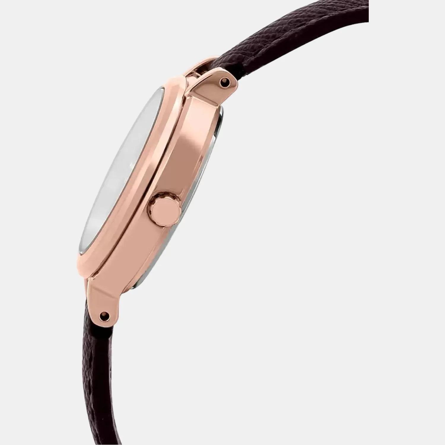 Sheen Women's Analog Leather Watch SX214 - SHE-4029PGL-5AUDF