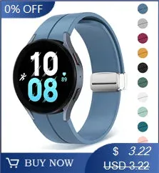 Silicone Strap For Samsung Galaxy Watch 7 6 5 4 44mm 40mm pro 45mm Sport 20mm Watchband Bracelet Galaxy Watch6 Classic 43mm 47mm