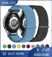 Silicone Strap For Samsung Galaxy Watch 7 6 5 4 44mm 40mm pro 45mm Sport 20mm Watchband Bracelet Galaxy Watch6 Classic 43mm 47mm
