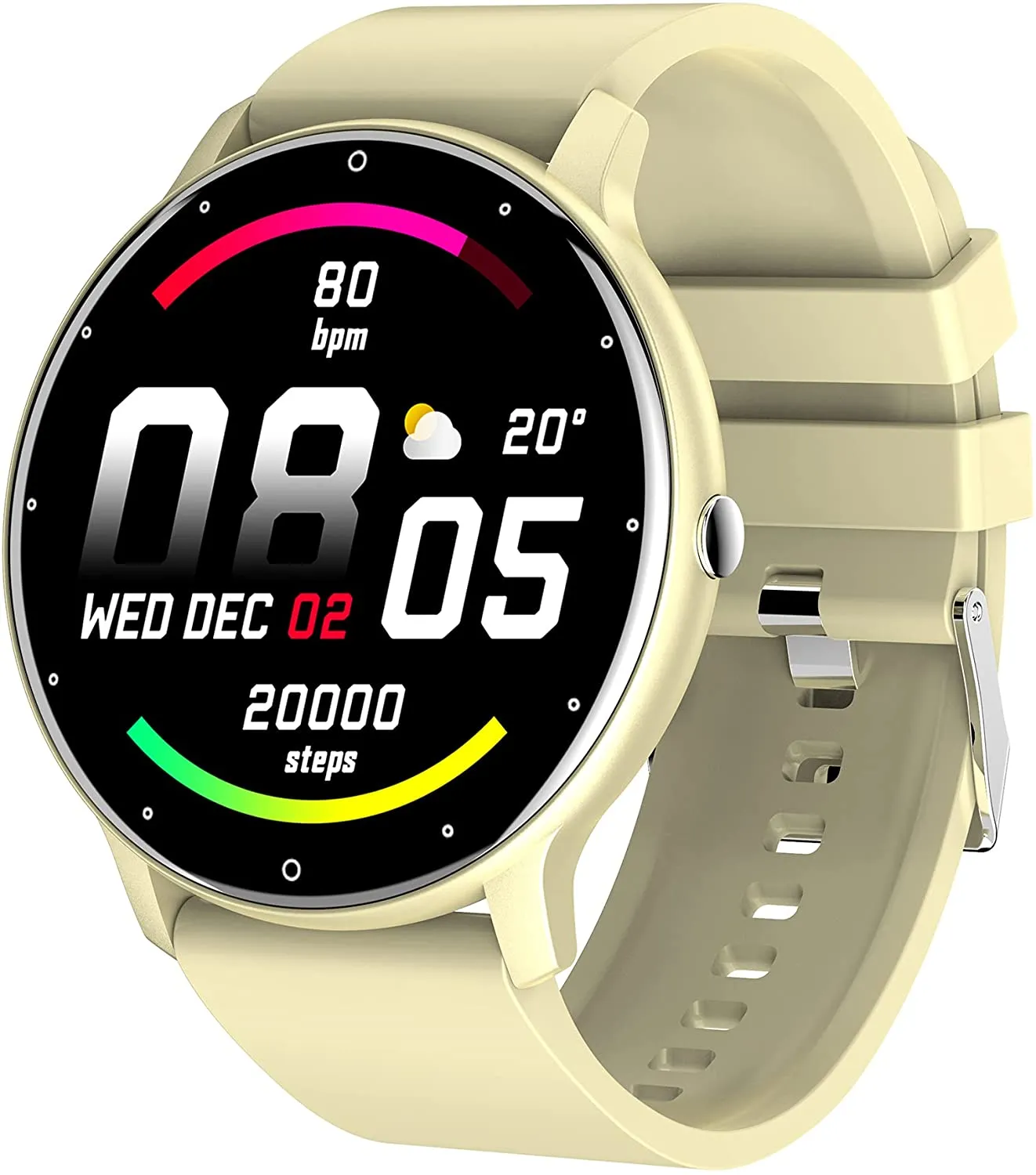 Smart Watches for Android iOS Phones, EBAKIN Smartwatch with Touch Screen, IP67 Waterproof Fitness Trackers with Heart Rate Monitor BP/SP02 Monitor Sleep Monitor, Activity Watch for Men Women