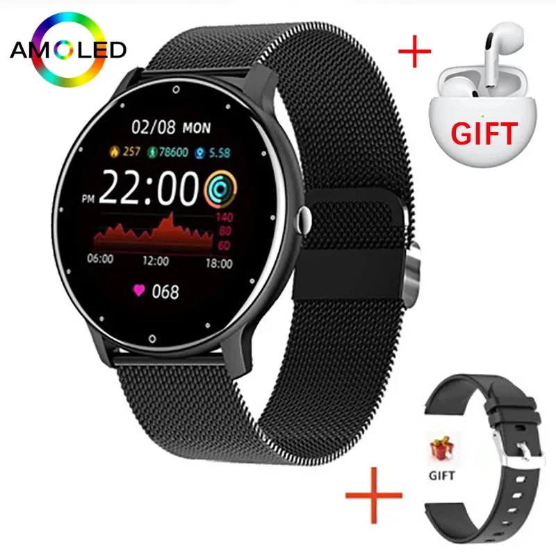 Smartwatch 2025: Real-time Activity & Heart Rate Monitor