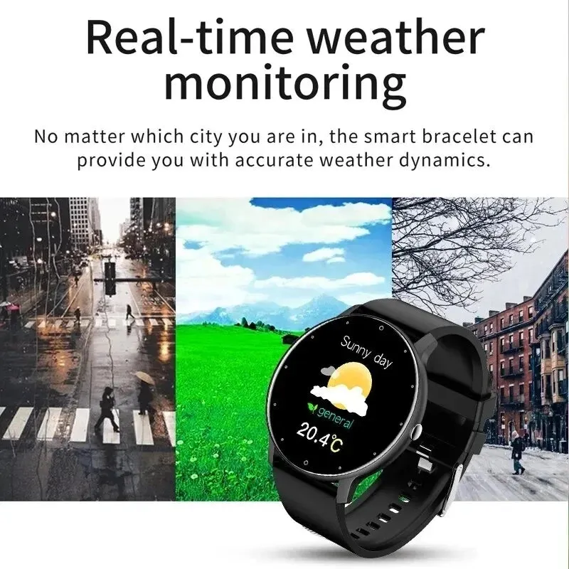 Smartwatch 2025: Real-time Activity & Heart Rate Monitor
