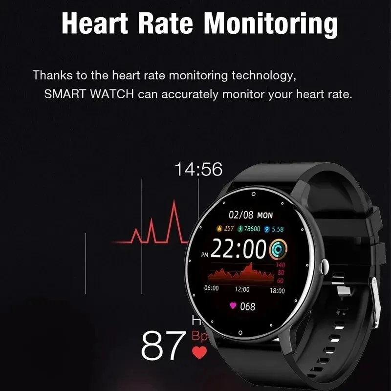 Smartwatch 2025: Real-time Activity & Heart Rate Monitor
