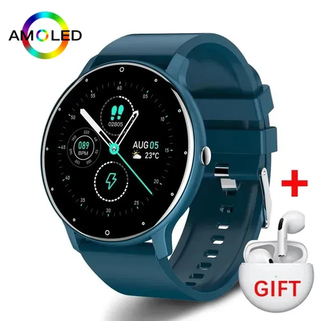 Smartwatch 2025: Real-time Activity & Heart Rate Monitor