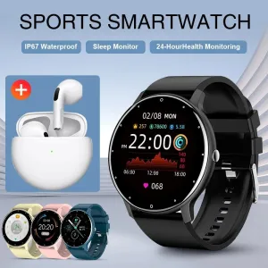 Smartwatch 2025: Real-time Activity & Heart Rate Monitor