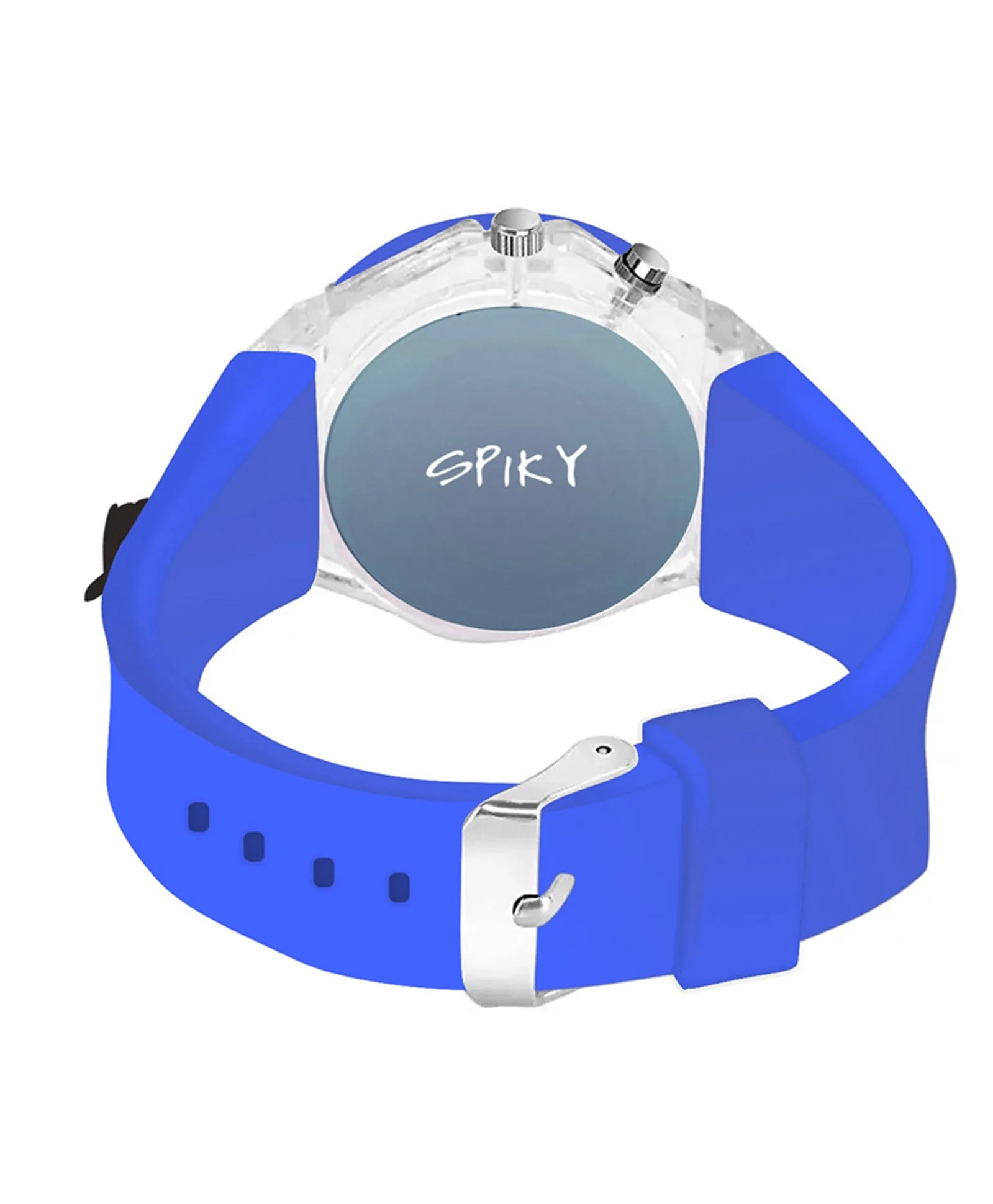 Spiky 3D Cartoon Monkey Analog Light Watch for Kids Boys & Girls - Cyan