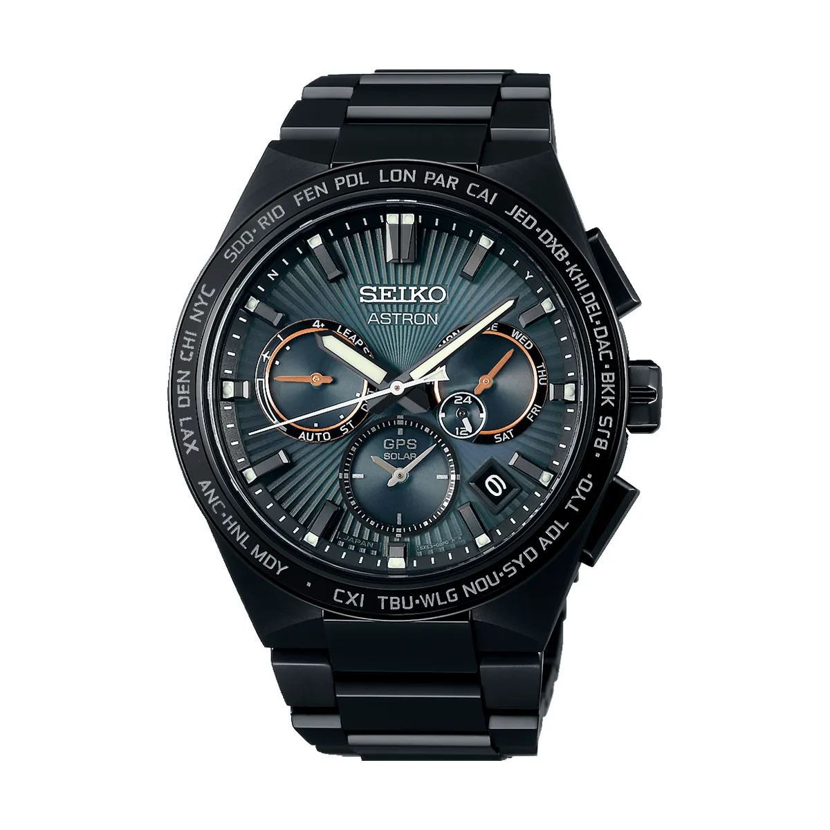 SSH127J - Limited Edition Mens GPS Solar Titanium Watch