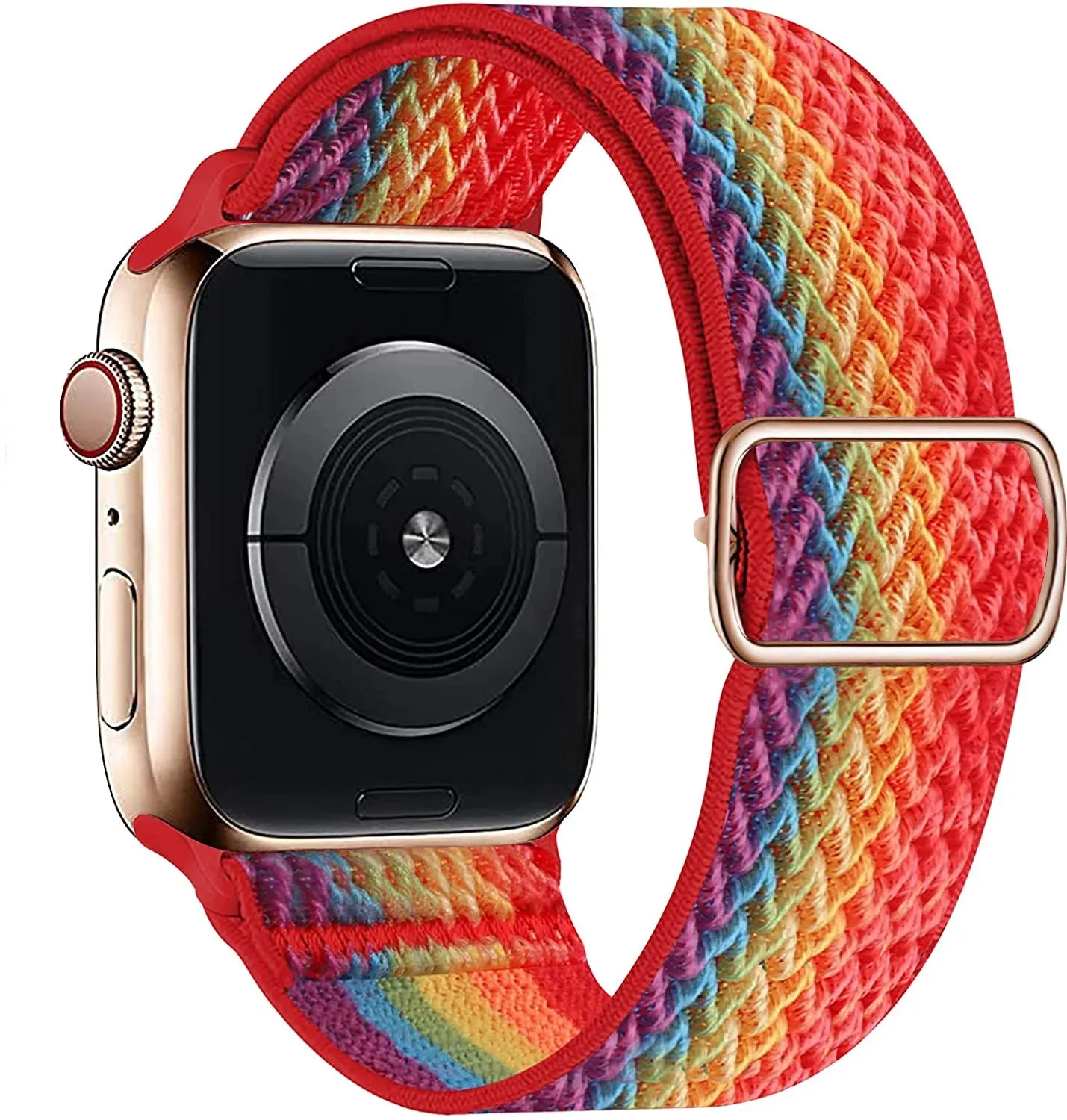 Strap for Apple Watch Ultra 2 Band 44mm 40mm 45mm 41mm 38mm 42mm 49mm Elastic Nylon Loop Bracelet iWatch Series 9 8 SE 7 6 5 4 3