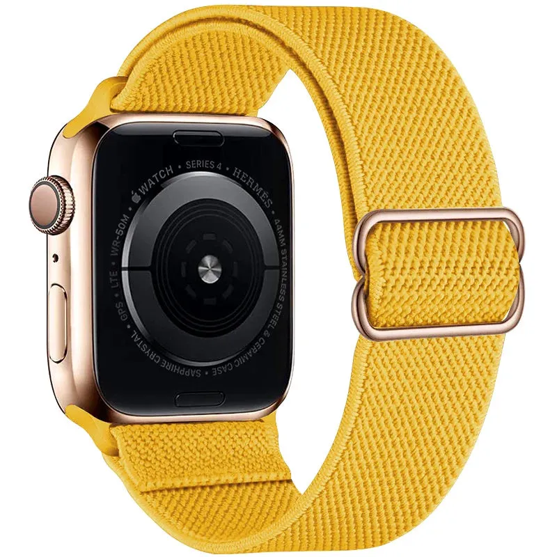 Strap for Apple Watch Ultra 2 Band 44mm 40mm 45mm 41mm 38mm 42mm 49mm Elastic Nylon Loop Bracelet iWatch Series 9 8 SE 7 6 5 4 3
