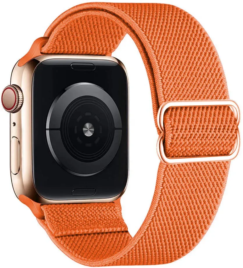 Strap for Apple Watch Ultra 2 Band 44mm 40mm 45mm 41mm 38mm 42mm 49mm Elastic Nylon Loop Bracelet iWatch Series 9 8 SE 7 6 5 4 3