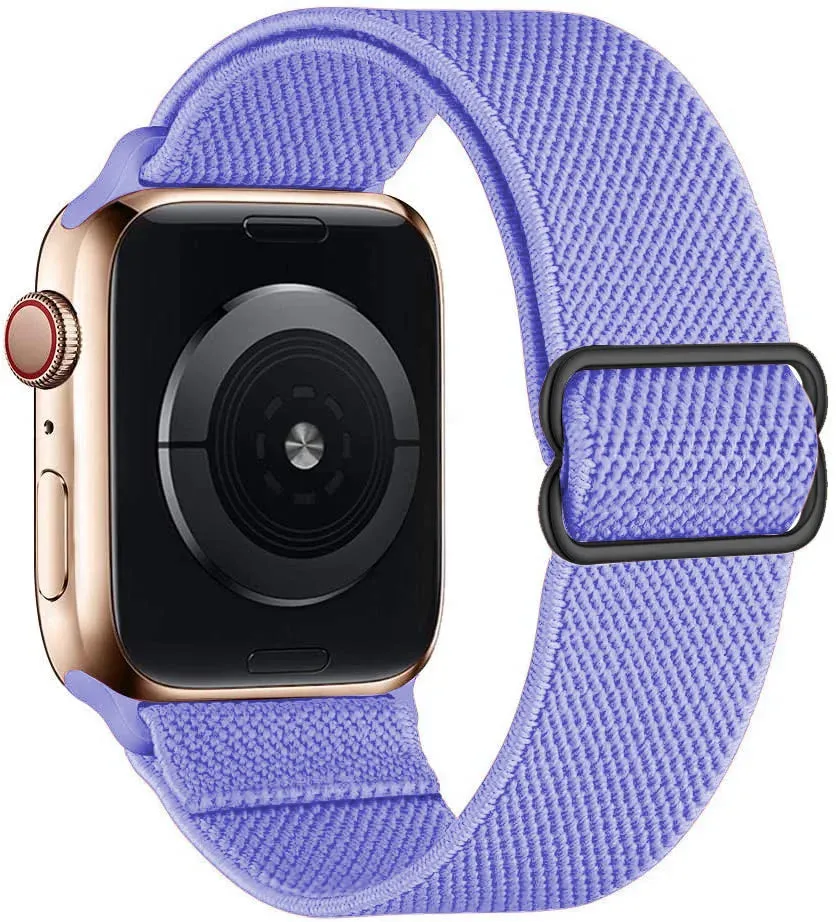 Strap for Apple Watch Ultra 2 Band 44mm 40mm 45mm 41mm 38mm 42mm 49mm Elastic Nylon Loop Bracelet iWatch Series 9 8 SE 7 6 5 4 3