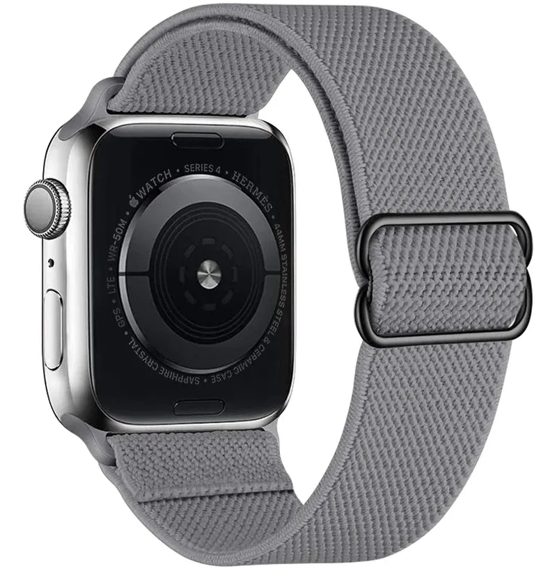 Strap for Apple Watch Ultra 2 Band 44mm 40mm 45mm 41mm 38mm 42mm 49mm Elastic Nylon Loop Bracelet iWatch Series 9 8 SE 7 6 5 4 3