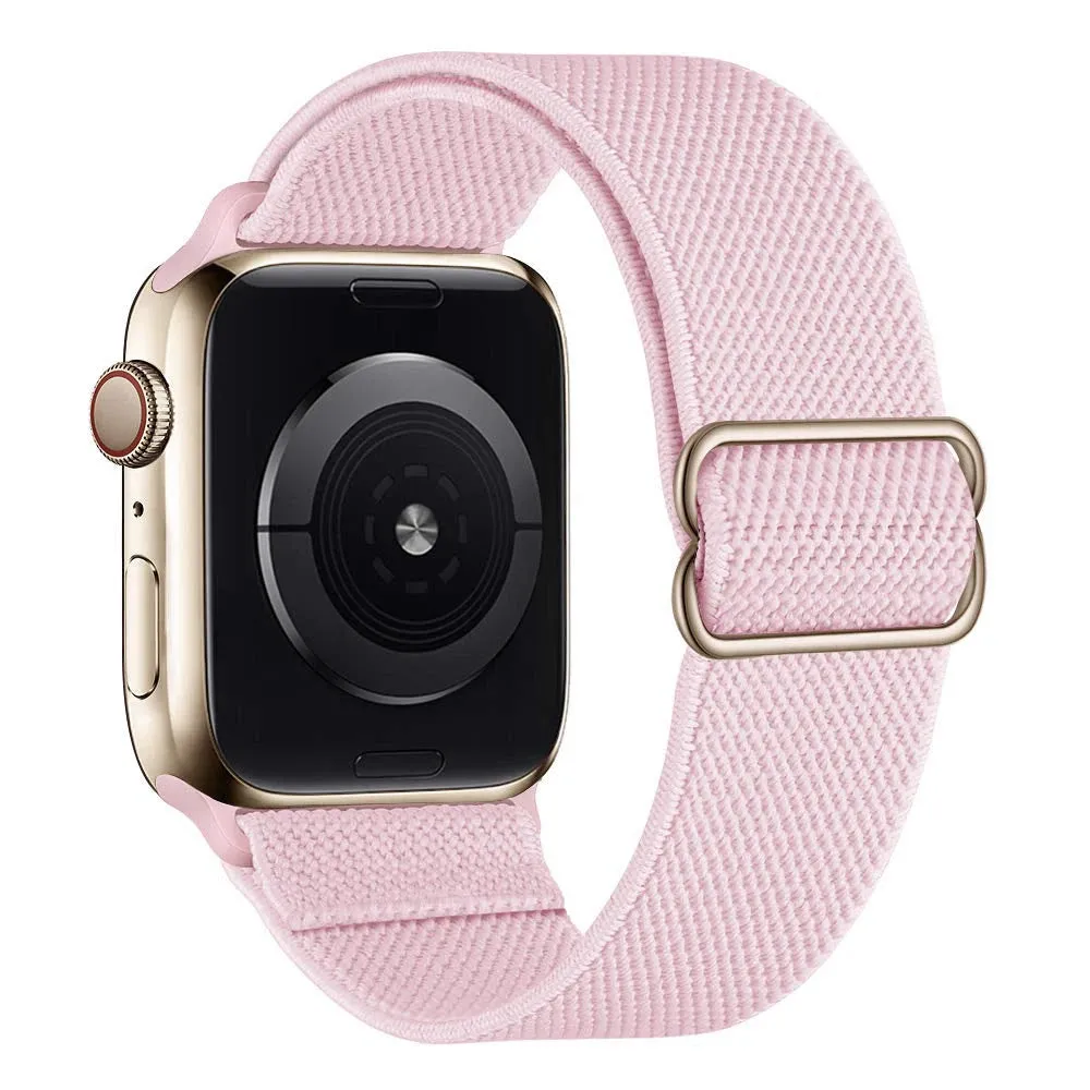 Strap for Apple Watch Ultra 2 Band 44mm 40mm 45mm 41mm 38mm 42mm 49mm Elastic Nylon Loop Bracelet iWatch Series 9 8 SE 7 6 5 4 3