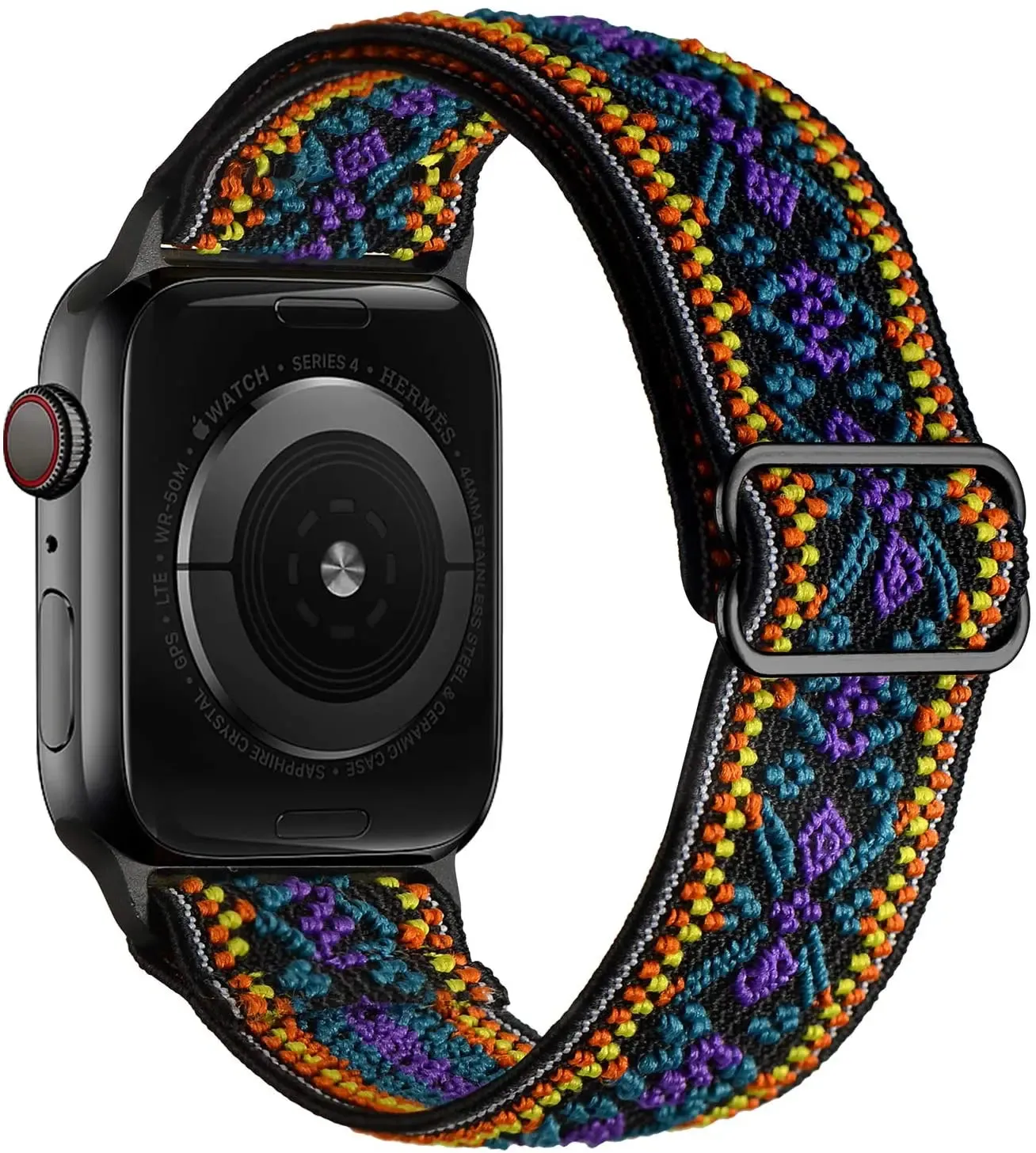 Strap for Apple Watch Ultra 2 Band 44mm 40mm 45mm 41mm 38mm 42mm 49mm Elastic Nylon Loop Bracelet iWatch Series 9 8 SE 7 6 5 4 3