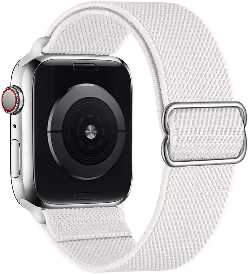 Strap for Apple Watch Ultra 2 Band 44mm 40mm 45mm 41mm 38mm 42mm 49mm Elastic Nylon Loop Bracelet iWatch Series 9 8 SE 7 6 5 4 3
