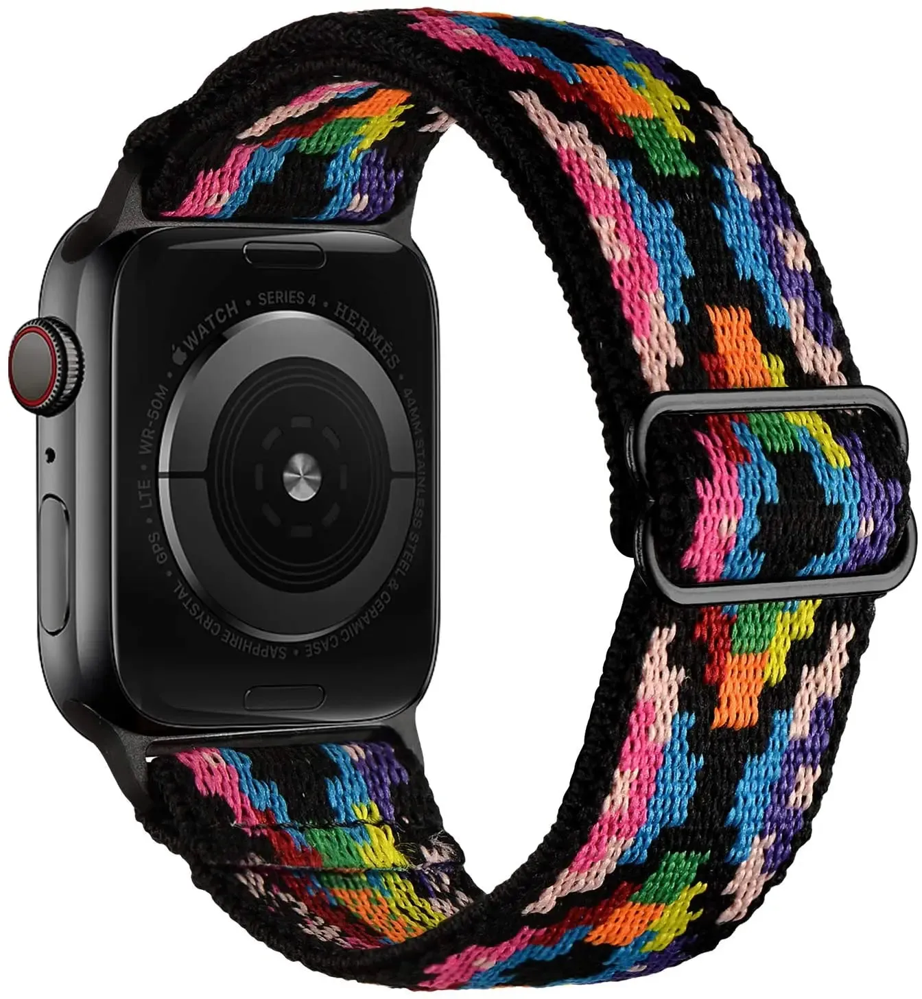 Strap for Apple Watch Ultra 2 Band 44mm 40mm 45mm 41mm 38mm 42mm 49mm Elastic Nylon Loop Bracelet iWatch Series 9 8 SE 7 6 5 4 3