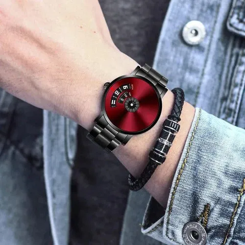 Stylish & Unique Metal Non Pointer Creative Wrist Watches S4487958