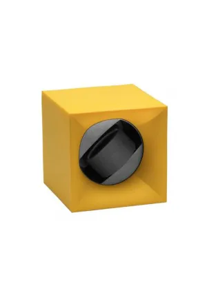 SwissKubiK Single Startbox Yellow Watch Winder