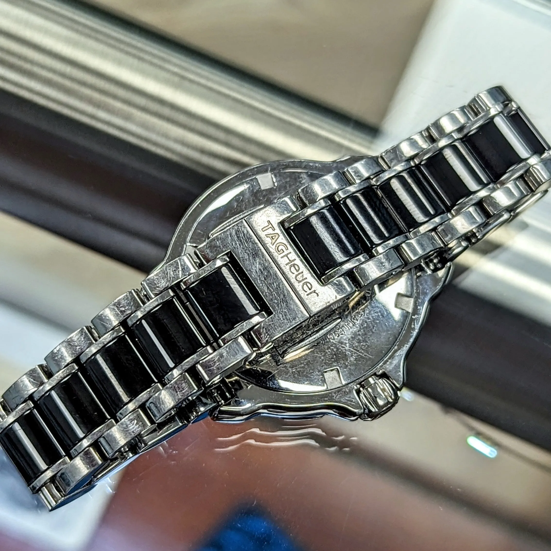 TAG HEUER Formula 1 Watch Date Indicator Ref. WAH1210 35mm Quartz Wristwatch Steel & Ceramic