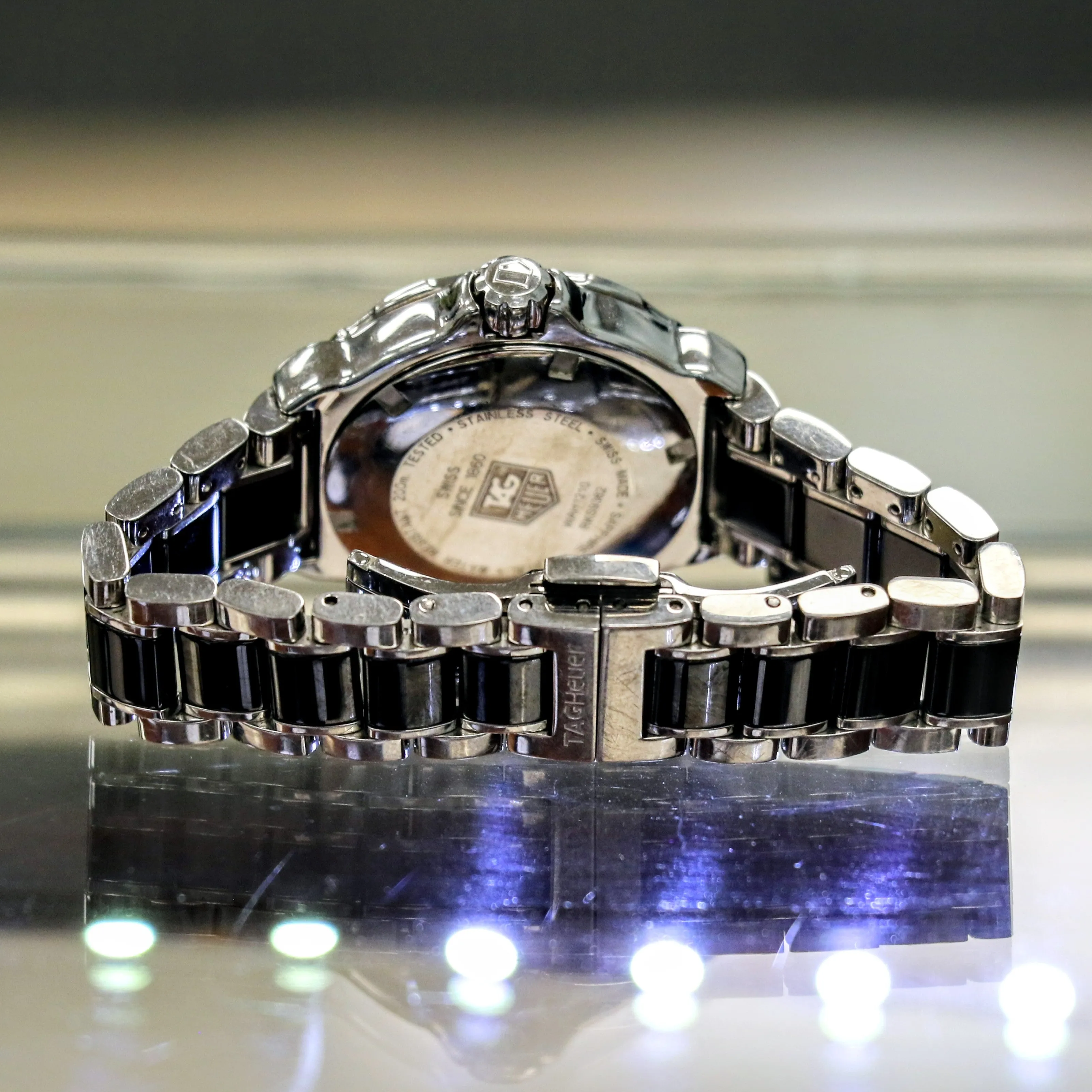 TAG HEUER Formula 1 Watch Date Indicator Ref. WAH1210 35mm Quartz Wristwatch Steel & Ceramic