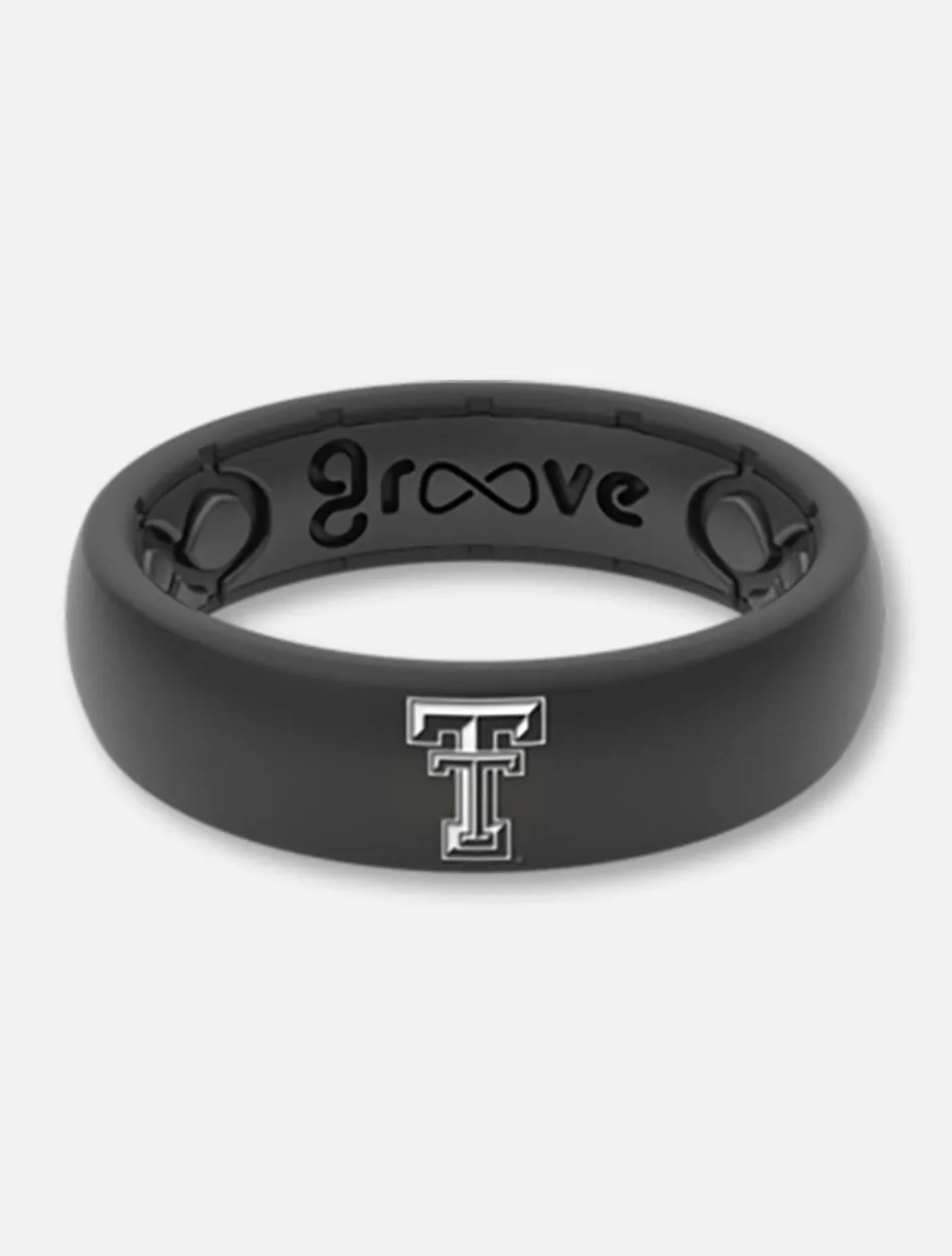 Texas Tech Red Raiders Double T Small Silicone Ring