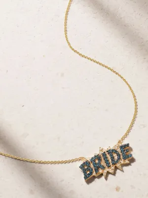 The Alexandra Bride Pop Art 18kt gold and diamond necklace