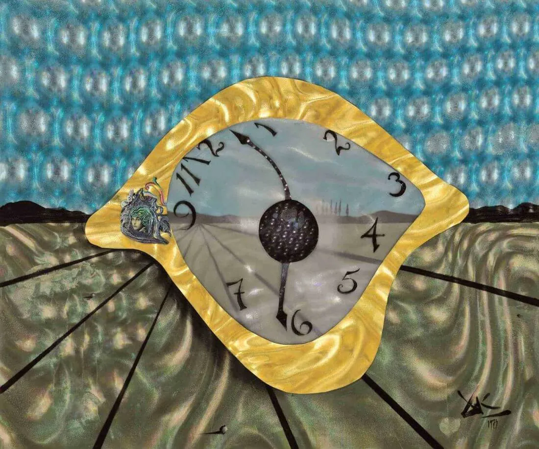 The Eye Of Time, 1974 (El ojo del tiempo, 1974) - Salvador Dali Painting - Surrealism Art