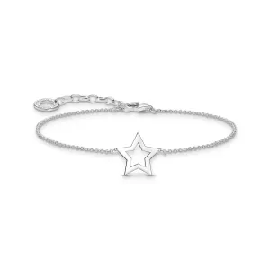 THOMAS SABO Bracelet with star pendant - silver