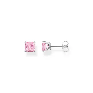 THOMAS SABO Heritage Pink Stone Stud Earrings