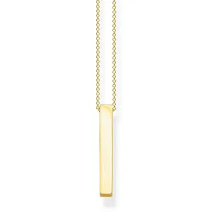 Thomas Sabo Necklace Golden Cuboid