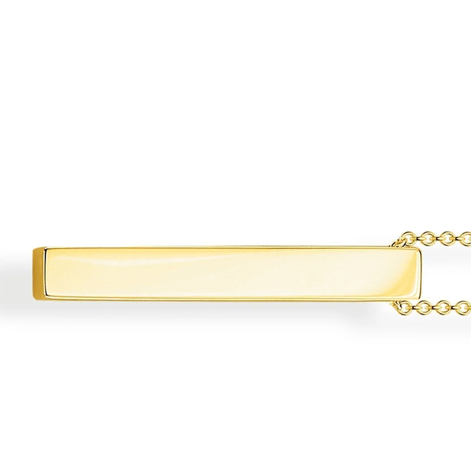 Thomas Sabo Necklace Golden Cuboid