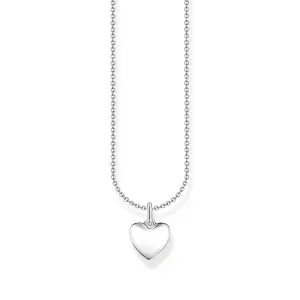 THOMAS SABO Necklace with heart pendant - silver