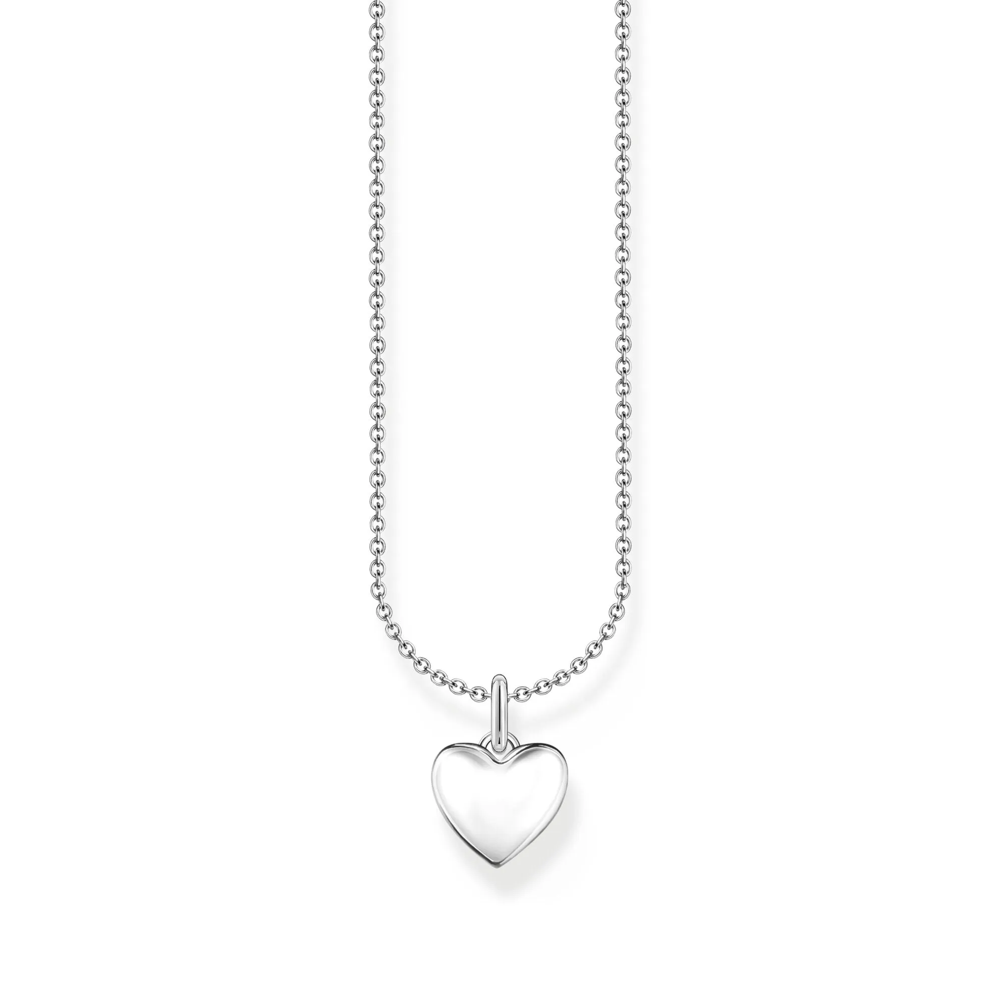 THOMAS SABO Necklace with heart pendant - silver