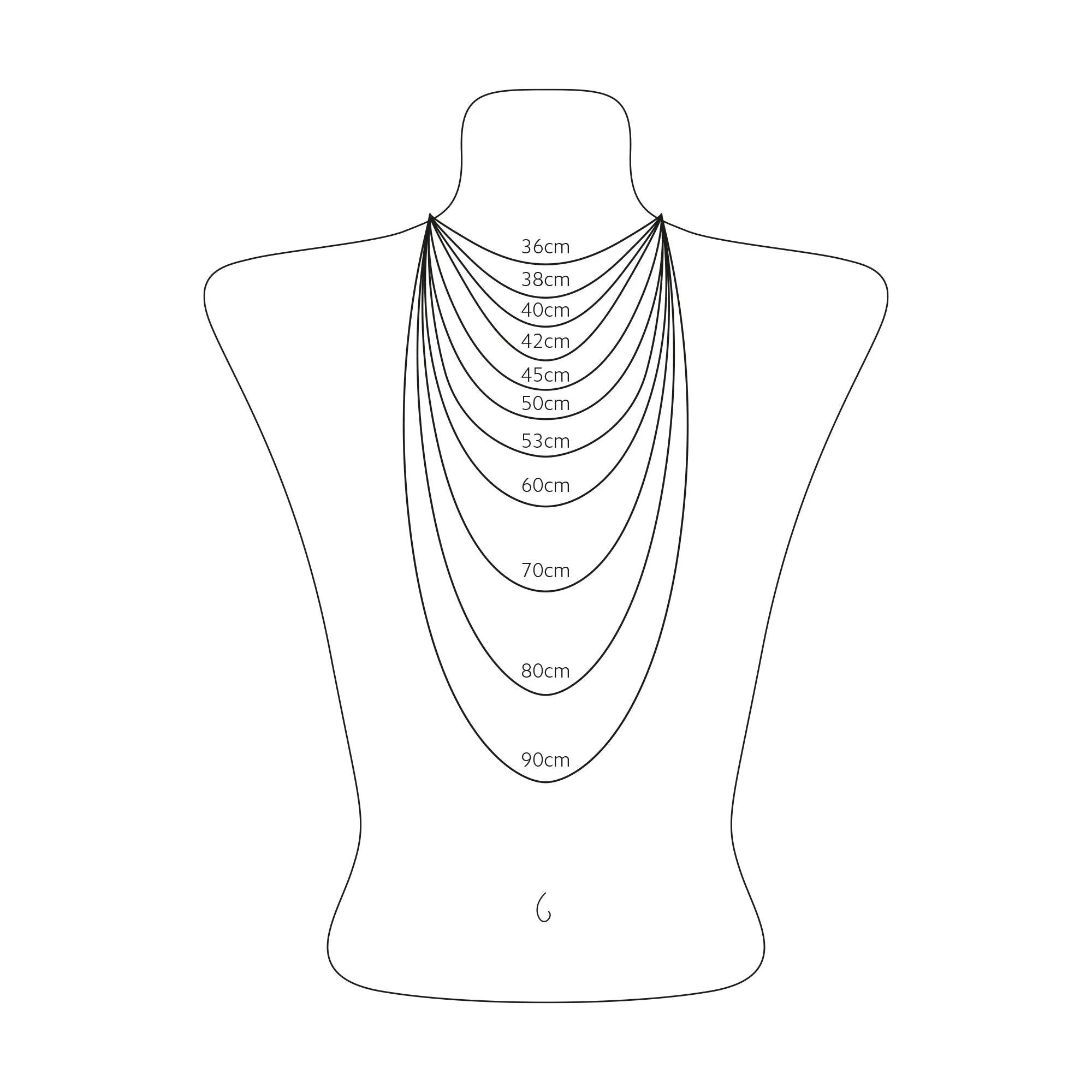 THOMAS SABO Necklace with letter pendant S and white zirconia - silver