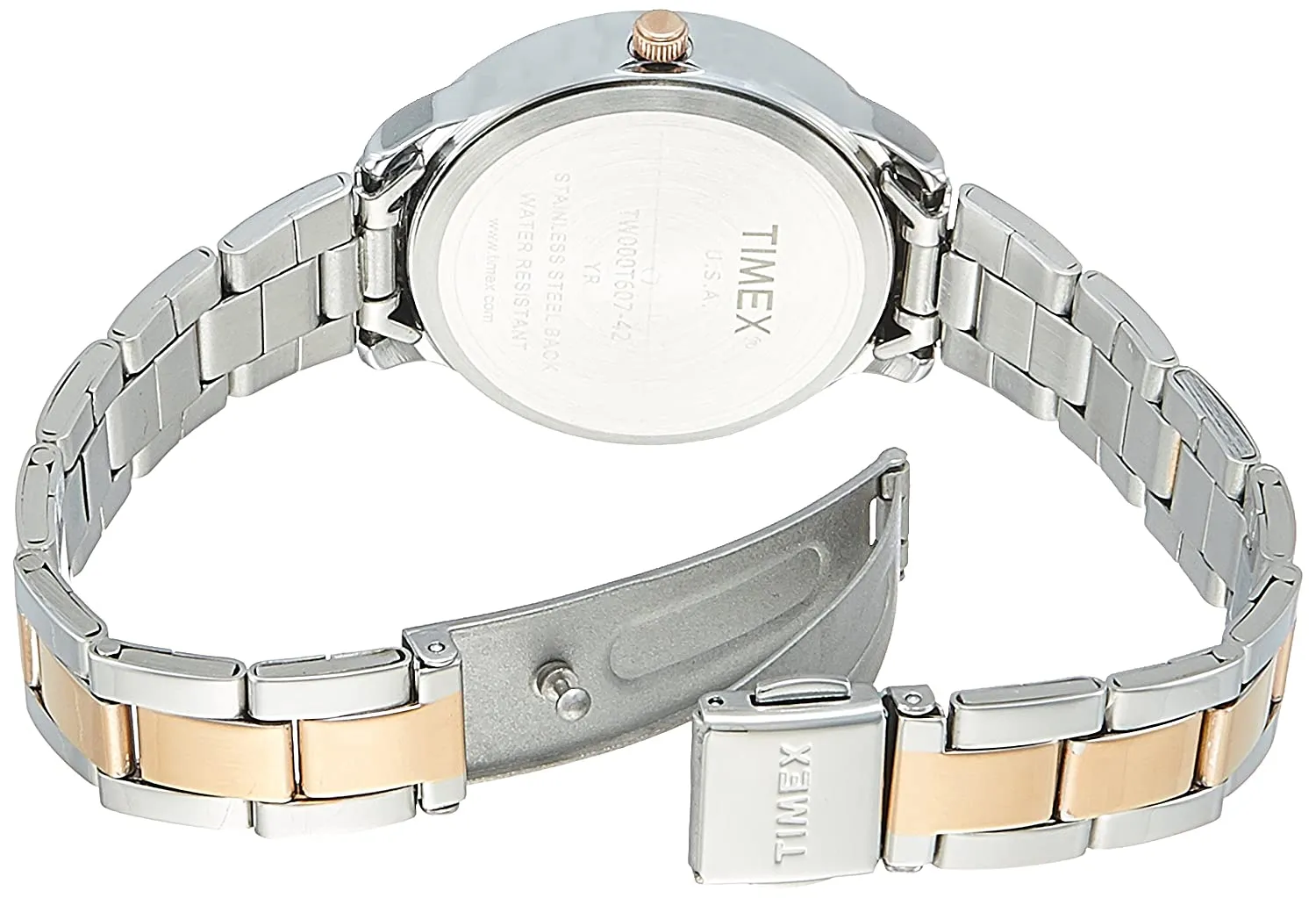 Timex Silver Dial Women Analog Watch - TW000T607