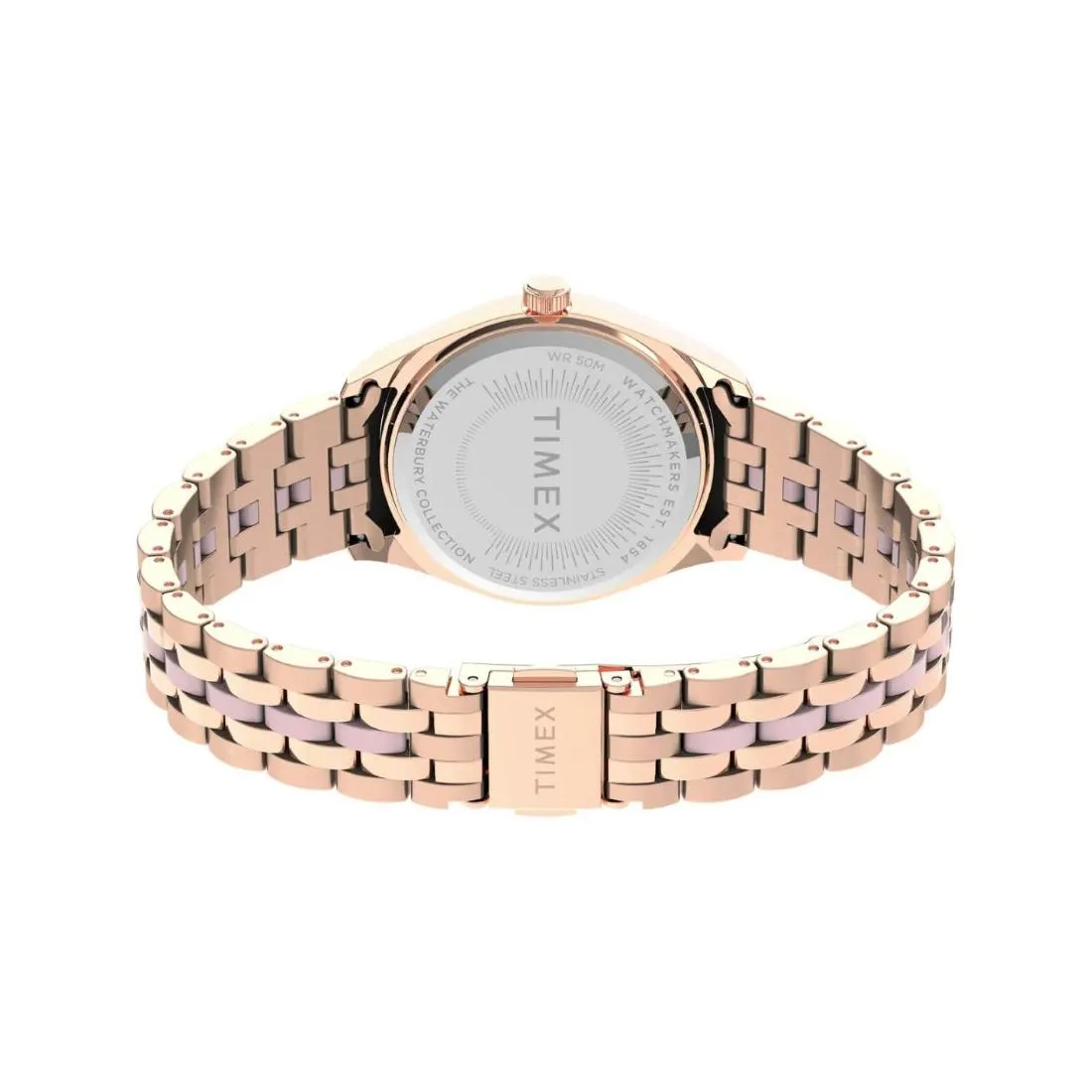 Timex Women 36 mm Size Pink Dial Analogue Watch - TW2U82800