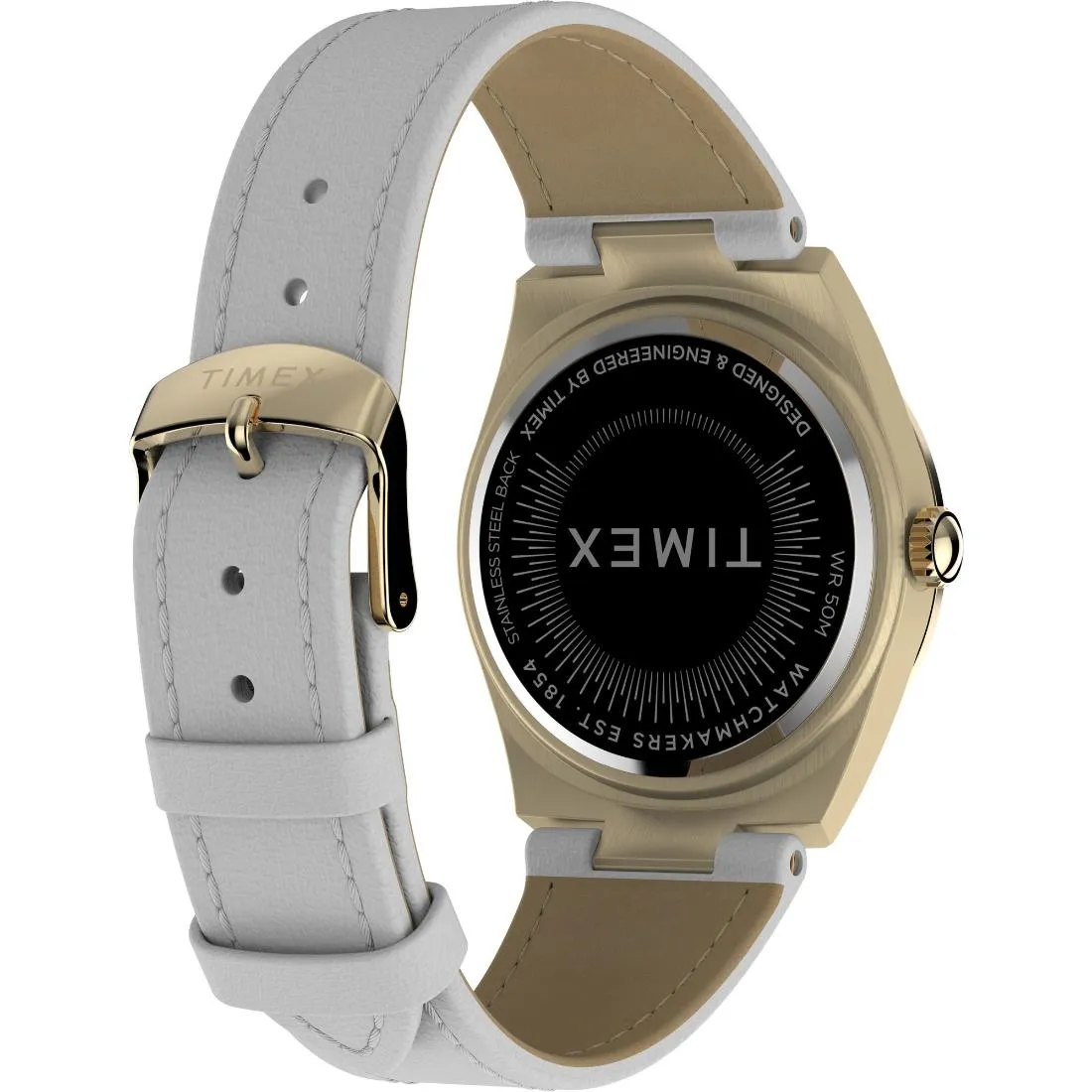 Timex Women 38 mm Size White Dial Analog Watch -TW2V80500