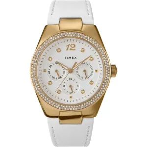 Timex Women 38 mm Size White Dial Analog Watch -TW2V80500