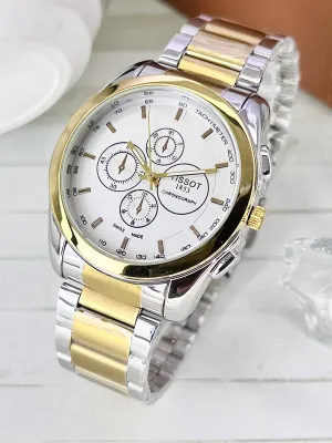 Tissot Gents Collection - Stylish Steel Chain, Water-Resistant, Heavy-Duty Watch