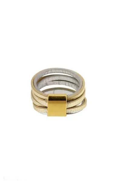 Two Tone Metallic Ring