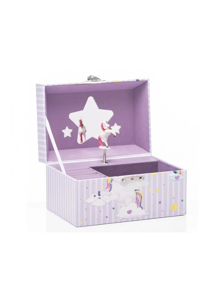 Unicorn Purple Musical Jewellery Box