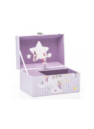 Unicorn Purple Musical Jewellery Box
