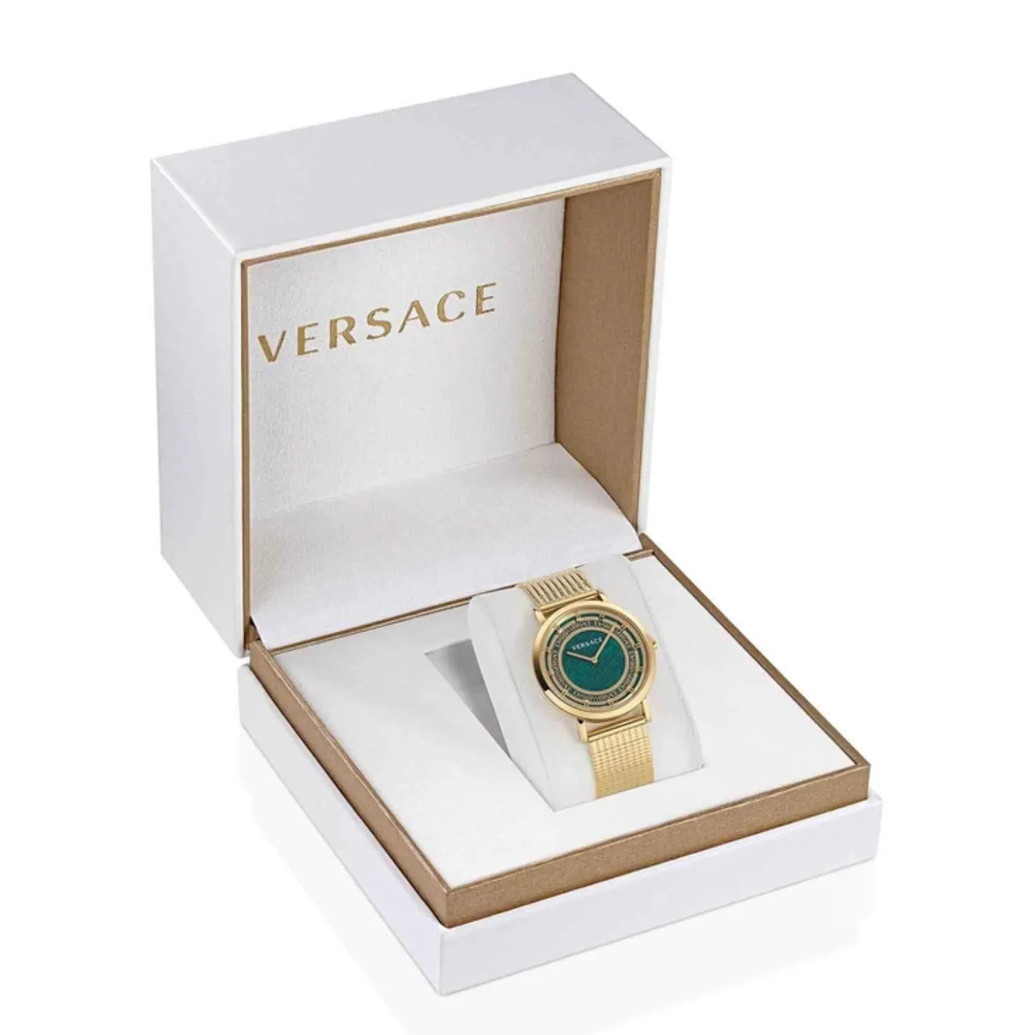 Versace Green Dial Women Watch - VE3M00622