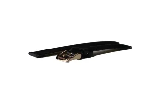 Watch Band- 18mm Black w/Rose Gold Buckle (For 36mm and 38mm watch cases)