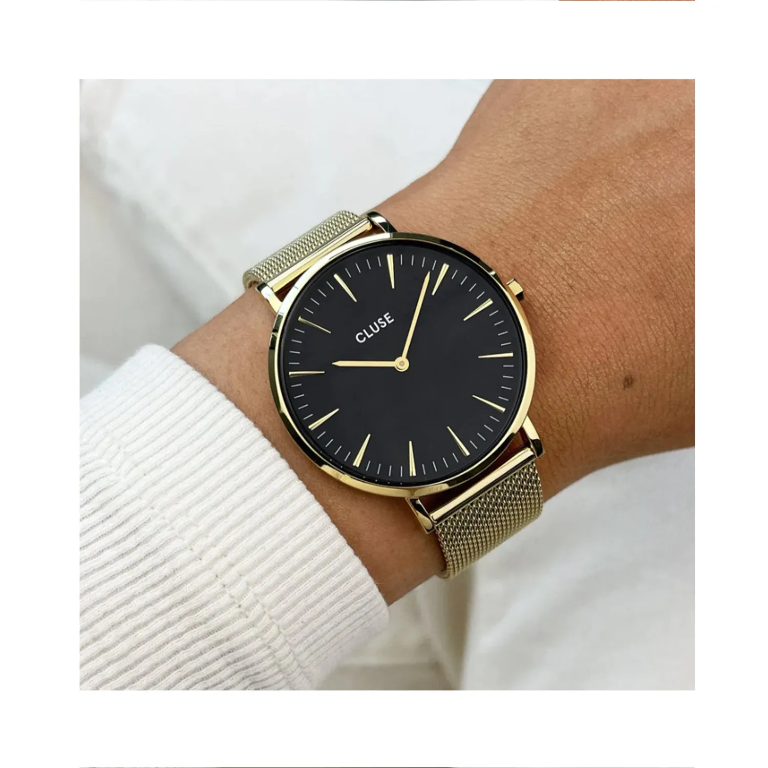 Watch - Boho Chic Mesh Gold Black