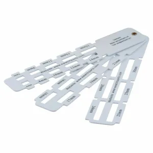 WATCH STRAP BAND & LUG MEASURING RULER GAUGE FOR 6MM TO 30MM TOOL FOR INVICTA