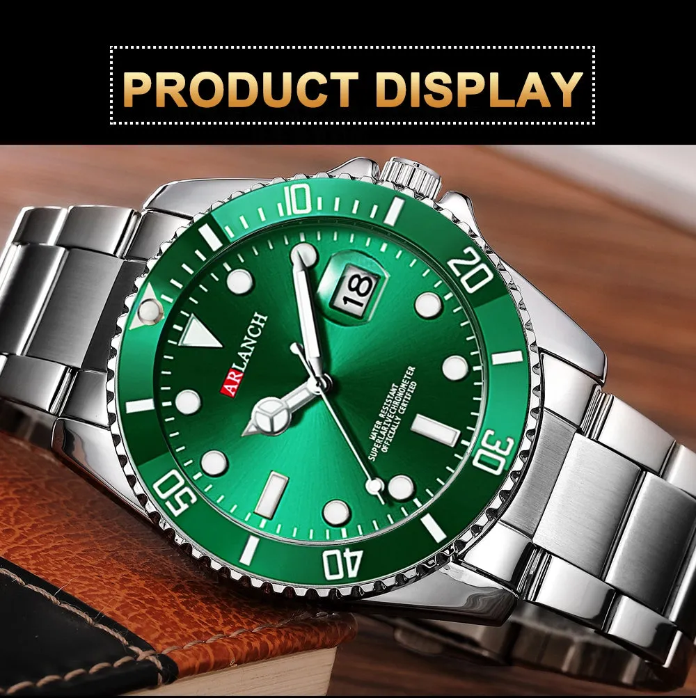 Water Ghost Stainless Steel Top Brand Luxury Submariner Sport Waterproof Classic